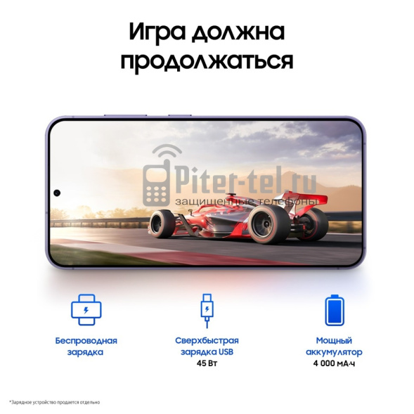 Смартфон Samsung Galaxy S24 8/256Gb Exynos (nano SIM + eSIM) Amber Yellow