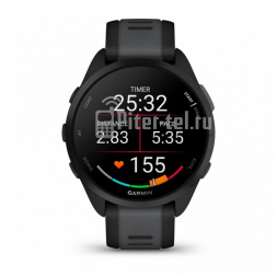 Умные часы Garmin Forerunner 165 черный с серым ремешком