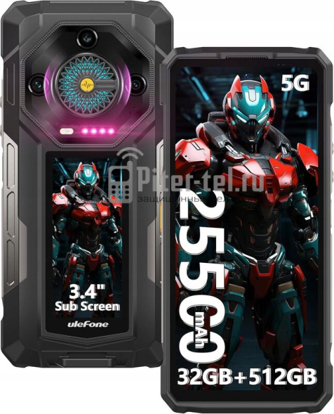 Смартфон Ulefone Armor 33 Pro 16/512Gb Phantom Black