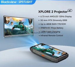 Смартфон Blackview XPLORE 2 Projector 12/256Gb Black