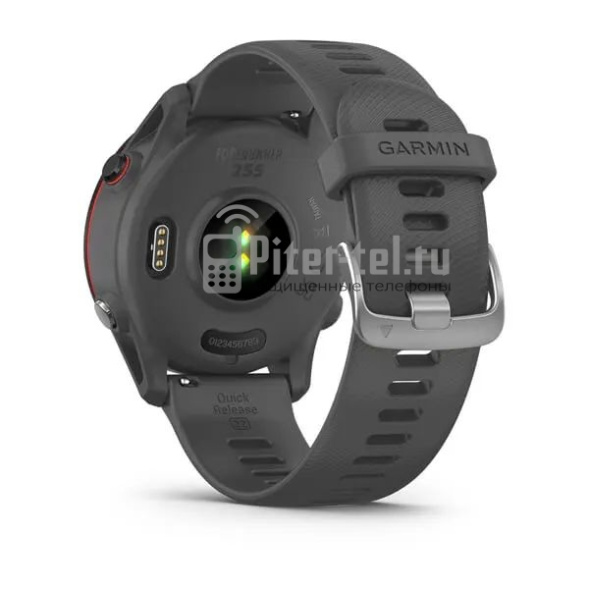 Умные часы Garmin Forerunner 255 с темно-серым ремешком