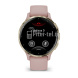 Умные часы Garmin Venu 3S 41mm Advanced GPS Smartwatch Pink Dawn Gold с розовым ремешком