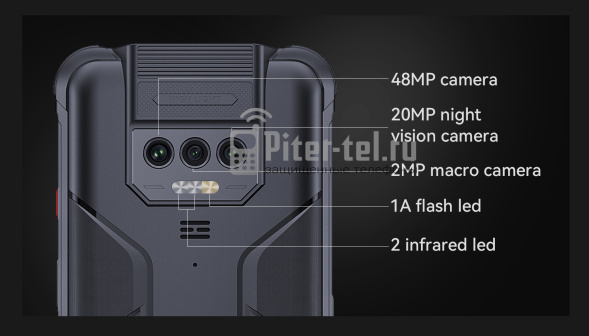 Смартфон Cubot KingKong Power 8/256Gb Green